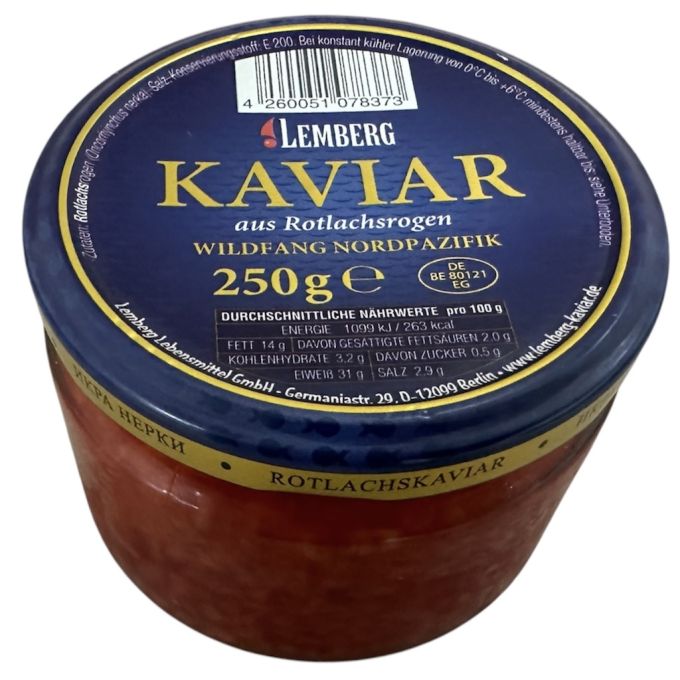 Ікра червона Нерки 250гр Lemberg 2 сорт