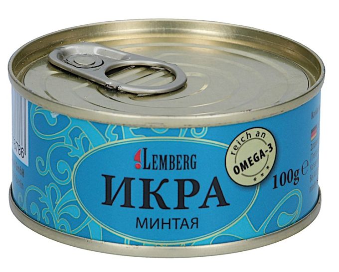 Икра Минтая 100гр Лемберг