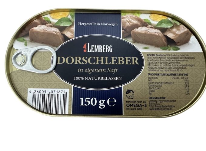 Печени трески150гр