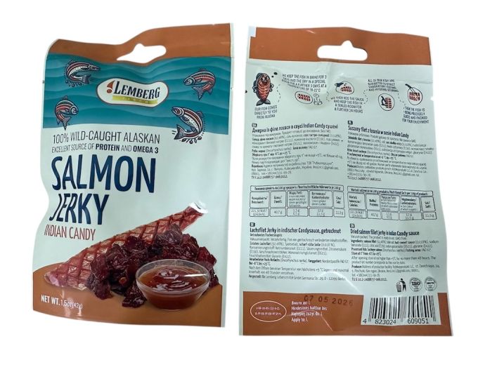 Лосось сушеный 42г Индийская конфета