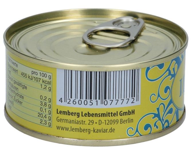 Икра Трески 100гр Лемберг